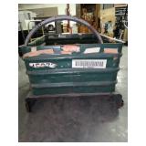 Metal Pallet Bin With Electric Motor and Misc