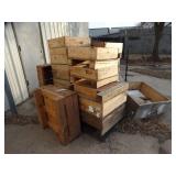 Stack of small Wood Pallet Tubs