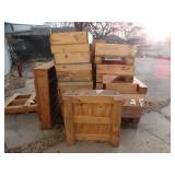 Stack of small Wood Pallet Tubs