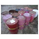 Lot of 15 Empty Barrels