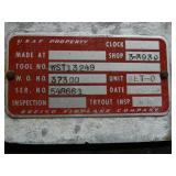 USAF Boeing wst13249 Large Industrial Metal Micro-Meter