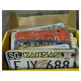 Large lot of KS License Plates