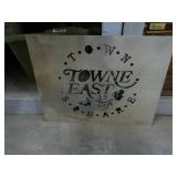 Fix Rust and Towne East Metal Sign