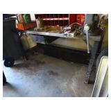 Metal Work Bench / Table with Drawer