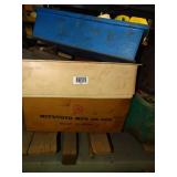 2 Tub and Box full of Metal Scrap