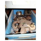 2 Tub and Box full of Metal Scrap