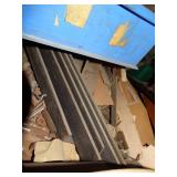 2 Tub and Box full of Metal Scrap