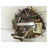 Springs and Bucket of Misc Tools and ??