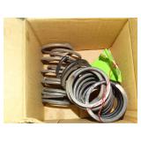 Springs and Bucket of Misc Tools and ??