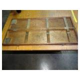 Empty Narrow Wood Tool Box