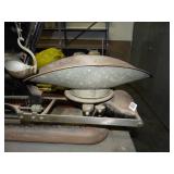 Vintage Black Metal Table top Scale