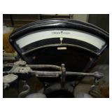 Vintage Black Metal Table top Scale