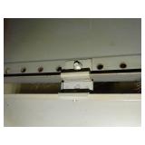 Metal storage cabinet Connected to and Includes a few open Shelving units (18Ft Long Total) (Not Pictured)