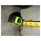 Metal storage cabinet Connected to and Includes a few open Shelving units (18Ft Long Total) (Not Pictured)