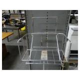 Metal magazine or newspaper rack