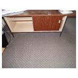 Metal and Wood Cabinet