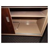 Metal and Wood Cabinet