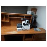 NIce Wood Office Desk and Cabinet