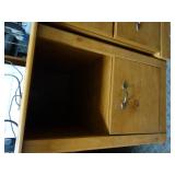 NIce Wood Office Desk and Cabinet