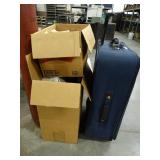 Seasonal Decor and Large Suitcase