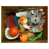 Seasonal Decor and Large Suitcase