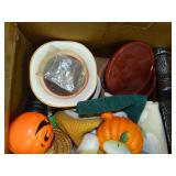 Seasonal Decor and Large Suitcase