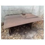 60" x 46" Low Metal Table +