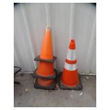 4 Full Size - Caution Cones