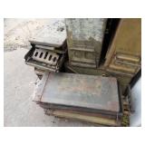Large Lot of Empty Large Ammo Storage Cans / Lids