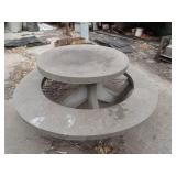 Heavy Round Concrete Table