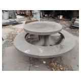 Heavy Round Concrete Table