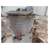 Large Metal Bins Lot and Misc