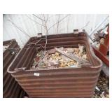 Lot of 3 Heavy Duty Metal Wheeled Carts / Tubs
