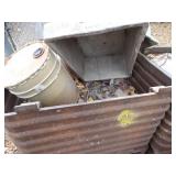 Lot of 3 Heavy Duty Metal Wheeled Carts / Tubs