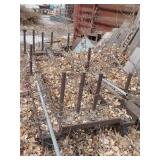 8Ft Long Industrial Wheel Metal Cart