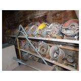 Scrap Metal Parts and Rack