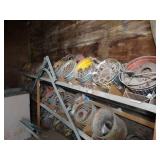 Scrap Metal Parts and Rack