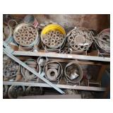 Scrap Metal Parts and Rack