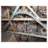 Scrap Metal Parts and Rack