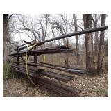 Up to 20Ft Long Solid Core Metal  - All Contents on Rack