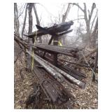 Variety of Diameter Solid Core Metal  //  All Contents on Metal Rack