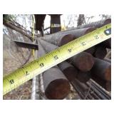 Variety of Diameter Solid Core Metal  //  All Contents on Metal Rack