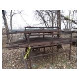 Metal Rack and Contents / Hallow and Solid Core Metal