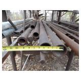 Metal Rack and Contents / Hallow and Solid Core Metal