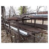 Metal Rack and Contents / Hallow and Solid Core Metal