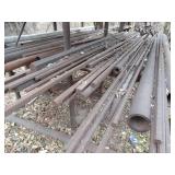 Metal Rack and Contents / Hallow and Solid Core Metal