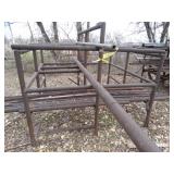 Metal Rack and Contents / Some Hallow and Solid Core Metal