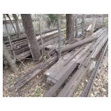 Large lot Round Rods and I-Beams /  up to 20Ft - Variety of Lengths Diameters
