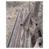 Large lot Round Rods and I-Beams /  up to 20Ft - Variety of Lengths Diameters