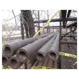 Top 2 Shelfs of Long Steel Rods w/ Rack